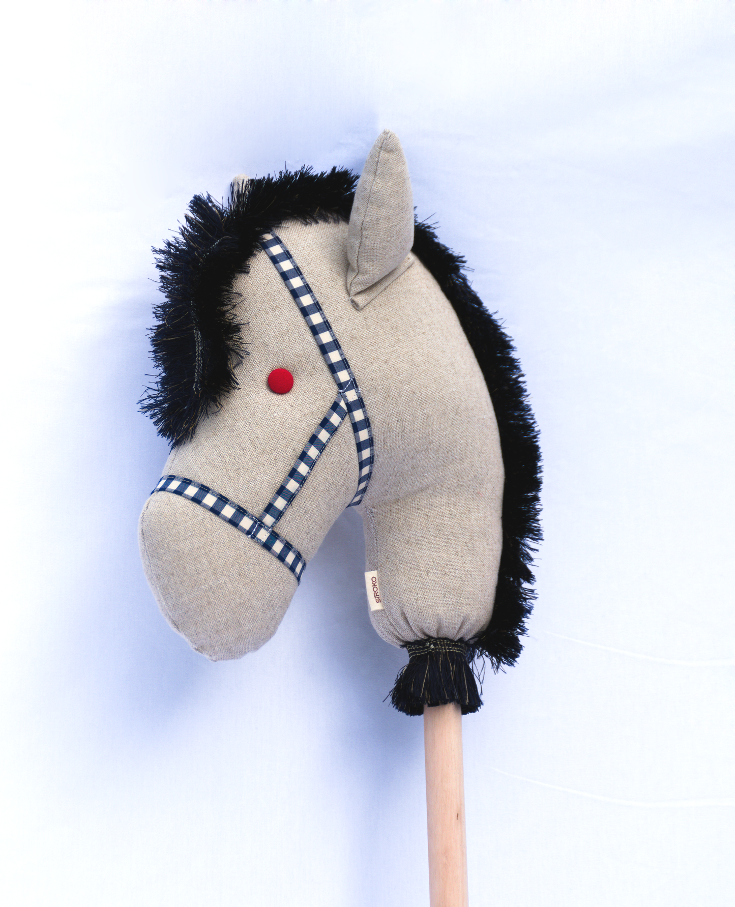 CHEVAL SUR BÂTON EN BOIS, CHEVAL À CHEVAUCHER, DÉCO CHAMBRE ENFANT